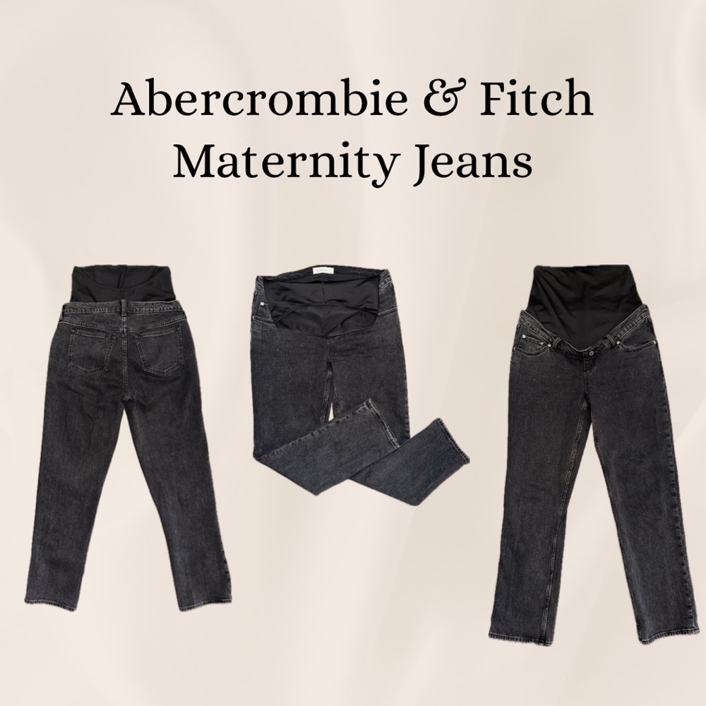 Abercrombie & Fitch Straight Leg Maternity Jeans